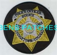 COLORADO,GEORGETOWN POLICE HAT PATCH 1